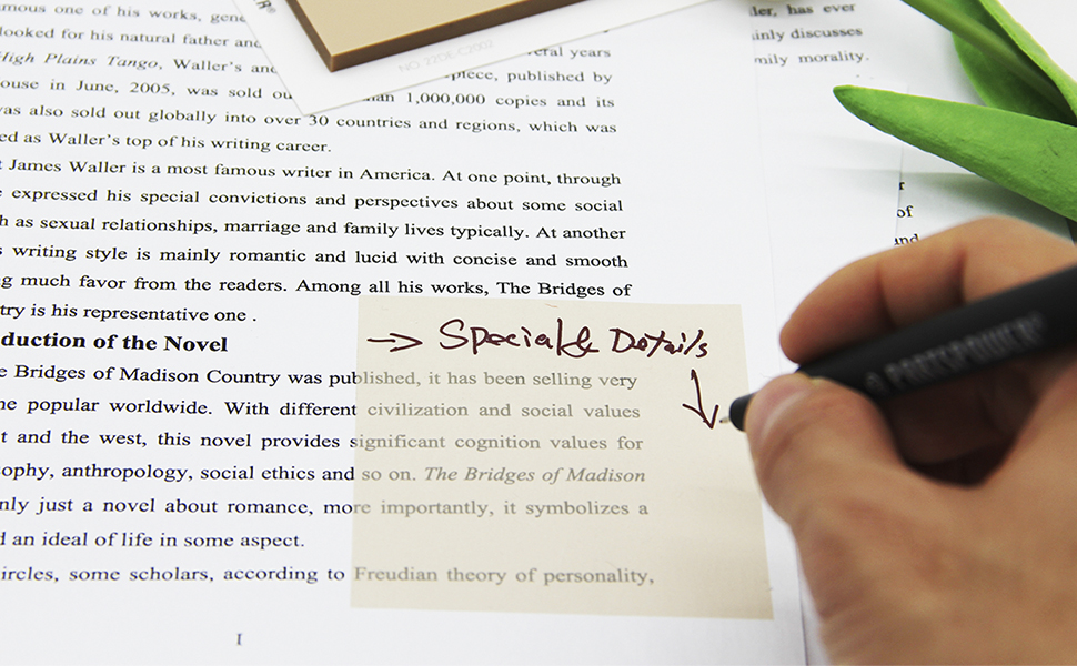 transparent sticky notes