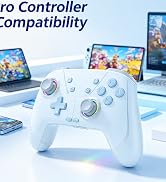 Switch Controller, Wireless Pro Controller for Nintendo Switch 2/Switch/Lite/OLED, Bluetooth cont...