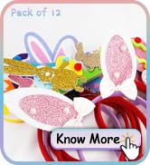 GREATRIL Party Headbands Headwear Party Favors, Pack of 12