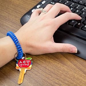 Lucky Line, Wrist Coils, Key Chains, Keychains, Hands-Free, Lost Keys, Key Holder, Key Ring