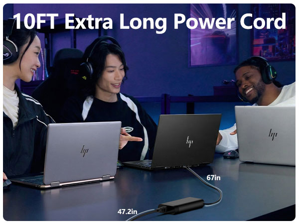 10FT Extra Long Power Cord