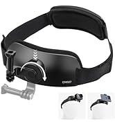 ULANZI CM027 Head Strap Mount for iPhone, GoPro Hero 12 11 10 9 8 7 Black 7 Silver 7 White 6 5 4 ...