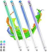 2 in 1 CapacitiveStylus Pens for Touch Screens High Sensitivity & Precision iPad Pen with 8 Extra...