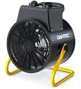 DAHTEC Space Heater 1500W, Greenhouse Garage Portable Electric Fan Heater | 5120 BTU Output, IP24...
