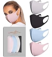 Virtue Code Second Skin Cloth Face Mask Pack. 4 Buttery Soft Masks Washable Fabric
