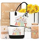 iAOVUEBY Aunt Gifts from Niece, Nephew - Cool Aunt Birthday Gift Ideas, Auntie Gift Set Canvas To...