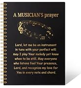 THEBESTU A Musician's Prayer 160 Pages Blank Notebook, Funny Christian Gifts for Musician, Thank ...
