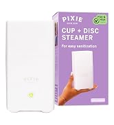 Pixie Menstrual Cup Steam Cleaner - Wash Your Cup + Kill 99.9% of Germs with Cleanser Steam for F...