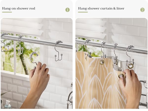 Shower Curtain Hooks
