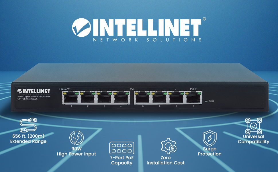 PoE-Powered 8-Port