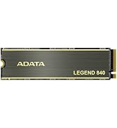 ADATA Legend 840 1TB PCIe Gen4 x4 NVMe 1.4 M.2 Internal Gaming SSD Up to 5,000 MB/s (ALEG-840-1TCS)
