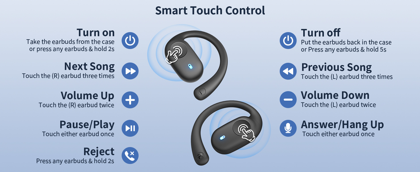 open ear bone conduction headphones