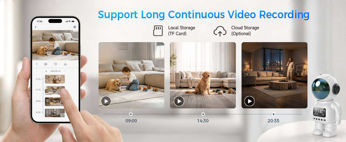 Support Long Continuous Video Recording