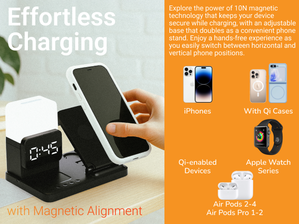Effortless charging with magnetic alignment