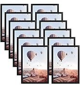 CRUGLA 8.5x11 Magnetic Frame Sheet with Self Adhesive Backing, Poster Certificate Carft Picture P...