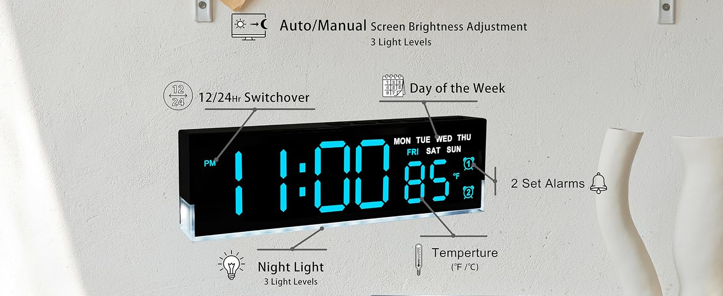 LED DESK CLOCK