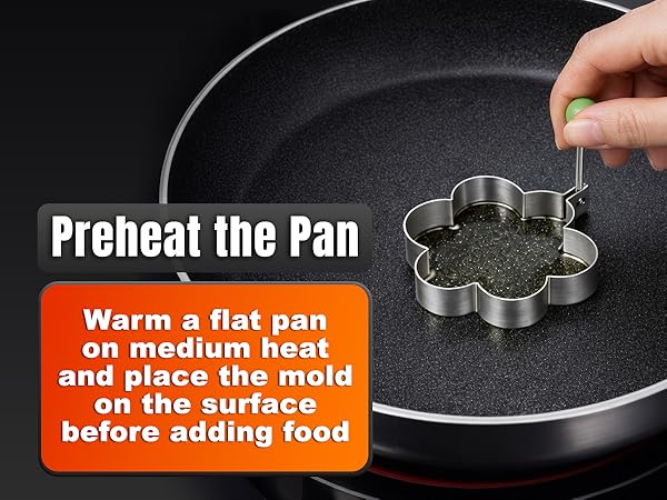 heart shaped mold for pancakes stainless steel egg mold molde para mini pancakes