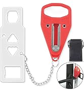 YouOKLight Portable Door Lock, Strong Multi Size Hotel Door Lock, Travel Door Stopper Lock for Ad...