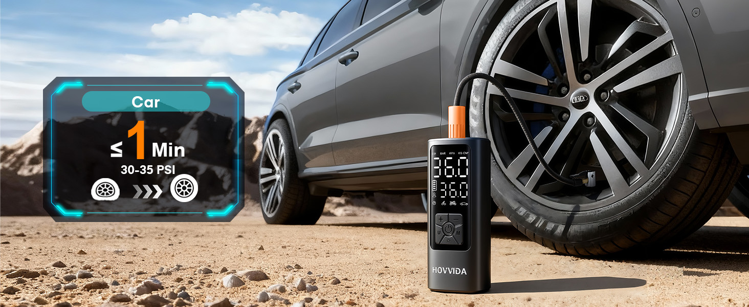 Portbale tire inflator