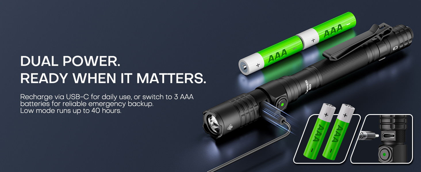 EDC PEN LIGHT FLASHLIGHT