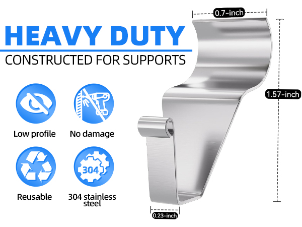 siding clips for outdoor lights, siding hangers, hooks for vinyl siding to hang things, siding hook