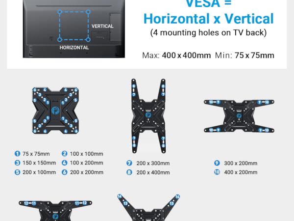 PIMF11 TV WALL MOUNT