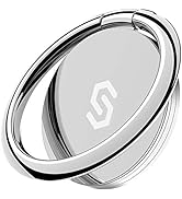 Syncwire Cell Phone Ring Holder Stand, 360 Degree Rotation Finger Ring Kickstand with Polished Me...