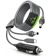 Anina 3-in-1 Power Cable for Starlink Mini (10FT/3M), with USB-C/PD, 12V-24V Car Plug & DC 5521 I...