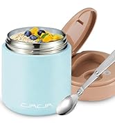 Thermo for Hot Food Kids - 15.2oz, Leak Proof Insulated Food Jar, Soup Thermo, Insulated Lunch Co...