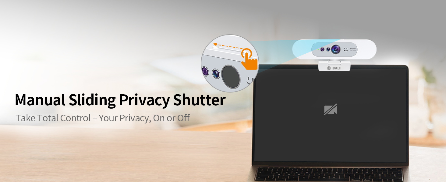 webcam with Privacy Shutter