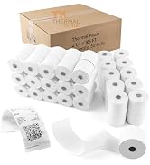 TK Thermal King, (50 Rolls) 2 1/4" x 165' Thermal Paper, POS Receipt Paper for Retail Business Ca...