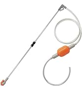 AREPK Compact Aquarium Siphon Vacuum and Water Changer Kit with Cleaning Brush. Perfect for Simul...