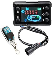 YOMTOVM 12V LCD Monitor Switch for Vehicles Heater, Car Air Parking Heater Switch with Remote Con...
