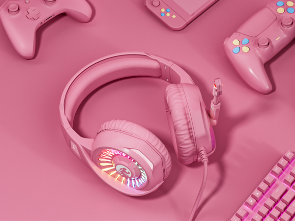 pink ps5 headset