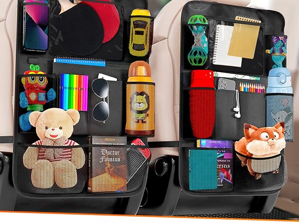 car camping essentials front seat organizer car travel essentials for long trips car organizer