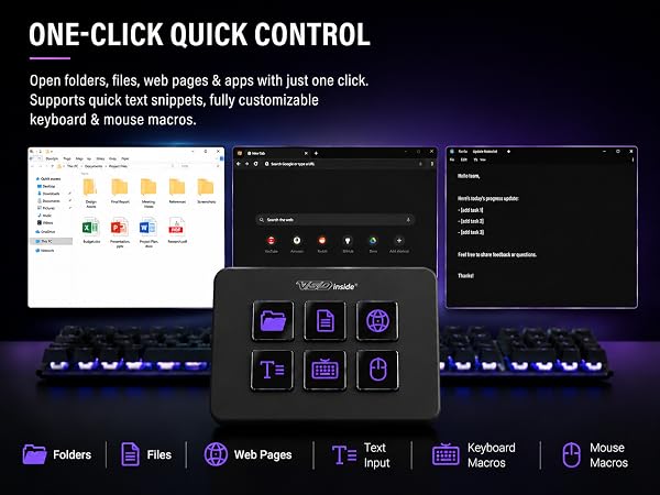 streaming deck stream macro pad keypad keyboard key custom programmable gaming shortcut customized