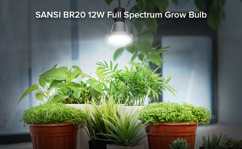 SANSI BR20 12W Full Spectrum Grow Bulb