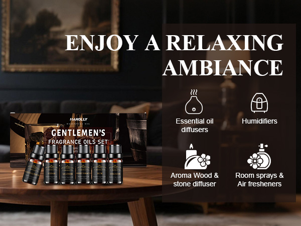 MENS ESSENTIAL OILS SET