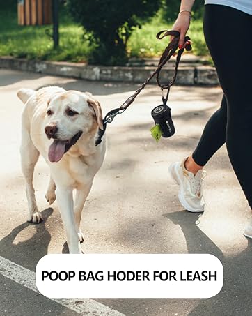 poop bag holder for leash