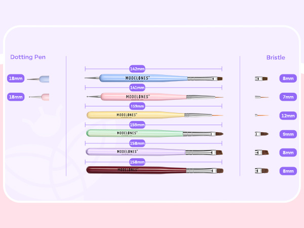 gel nail brushes