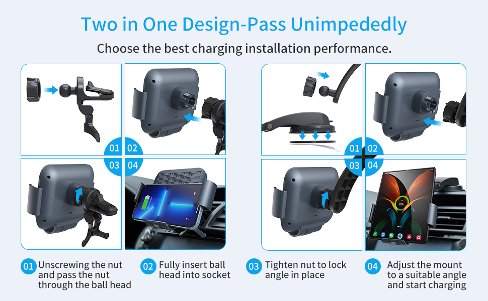 Fast Charging Car Mount