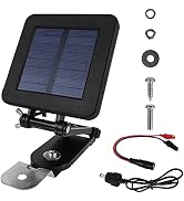 Solar Panel for Deer Feeder - 6V Solar Panel Waterproof Small Solar Battery Charger Maintainer wi...