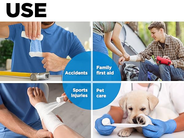 Premium quality gauze rolls, rolled gauze, gauze wrap