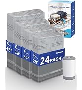 Fantictas 24 Pack Travel Vacuum Bags with Pump Combo Vacuum Storage Bags Space Saver Carry-on Siz...
