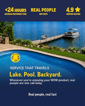 Lake. Pool. Backyard. Service that travels