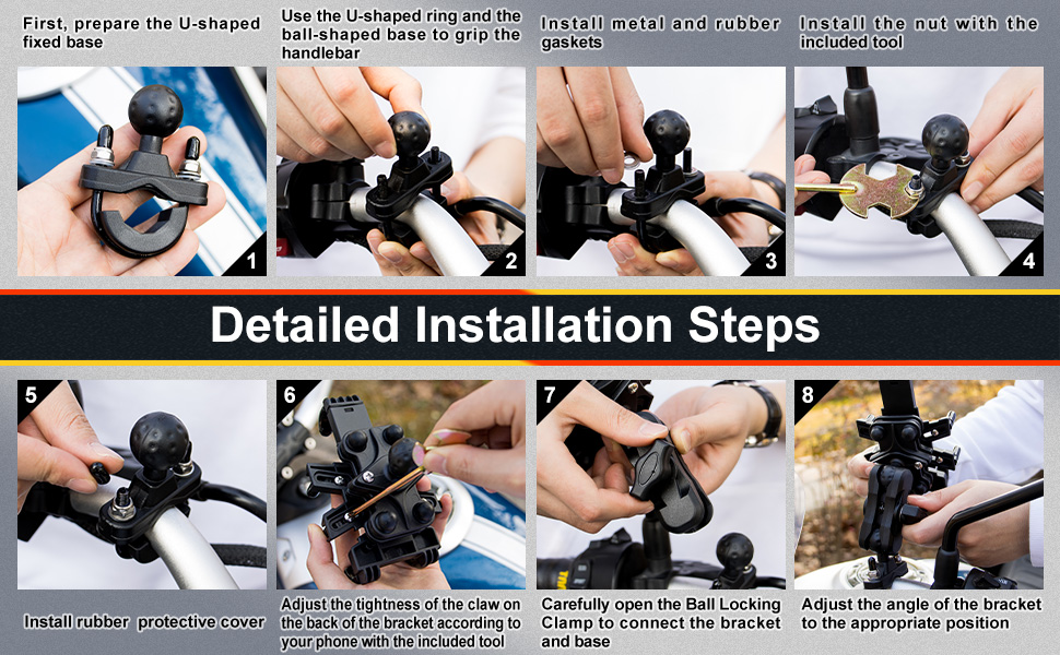 Motorcycle Phone Mount 6