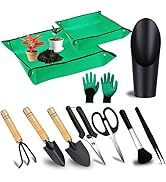 WNJ Plant Repotting Mat for Garden, 2 PCS Waterproof Potting Mats, Foldable Indoor Plant Mat, Por...