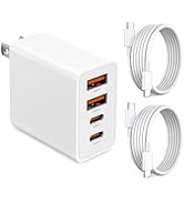 QOQHO iPhone 17 16 15 Fast Charger, 40W USB C Charger Block 4 Port (2 USB C & 2 USB A), PD QC 3.0...