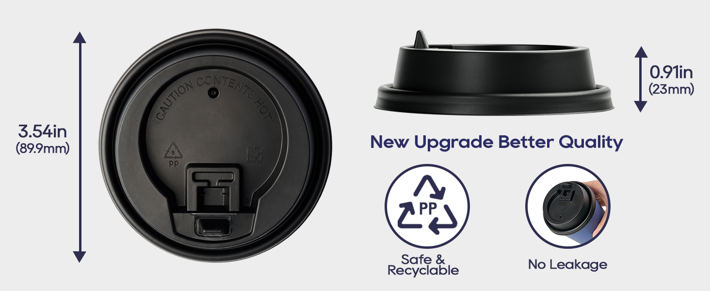 PP coffee cup lid