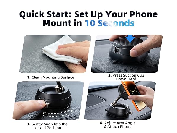 Windshield phone mount / Windshield phone holder